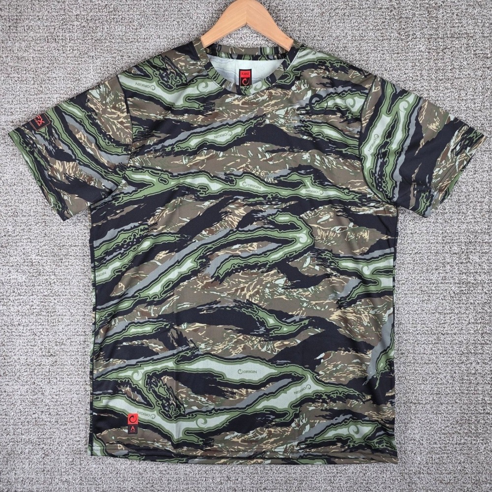 ORIGIN FX Field Explorer Tetraloc Lyte Camo Mens XL Short Sleeve Shirt USA Made